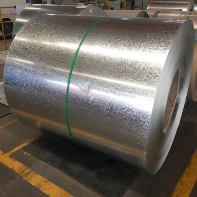 DX51D Z275 Z350 en acier galvanisé à chaud en forme de bobine d'acier galvanisé 0,5 mm 0,6 mm épaisseur pour la construction