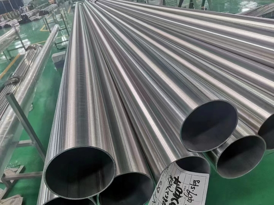 Pipe en acier inoxydable à chaud laminée DIN AISI ASTM 201 301 304 de qualité sans soudure pour l'industrie