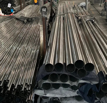 SUS 304 304L ISO9001 Pipe en acier inoxydable 0,5-2 mm d'épaisseur soudée pour la décoration