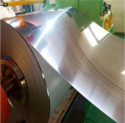 Coil en acier inoxydable ASTM 304 321H 347 Grade laminé à froid 1 mm 1,2 mm Épaisseur 1000 mm 1219 mm Largeur BA/2B Surface